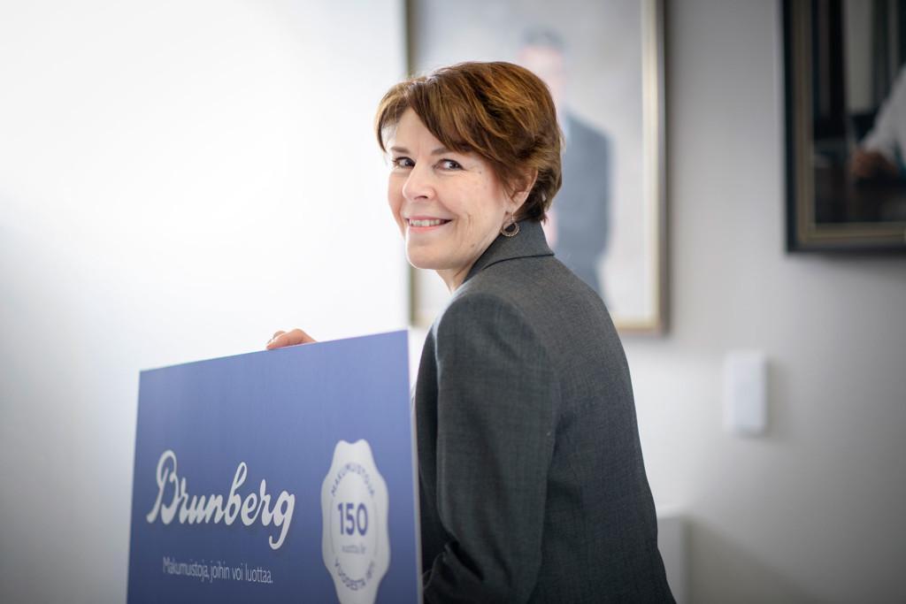Brunbergin toimitusjohtaja Katarina Enholm.