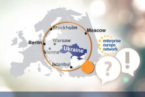 Euroopan kartta, Ukraina ja Venäjä mukana.