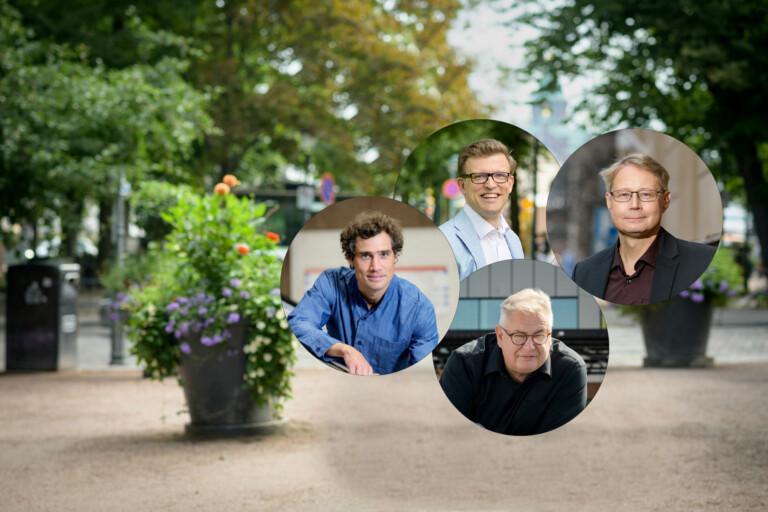 Tero Lassila, Juha-Matti Kuusinen, Jyrki Karjalainen ja Markku Lahtinen